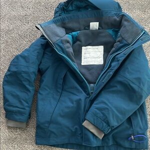 Kids REI Insulated Blue Snow Jacket